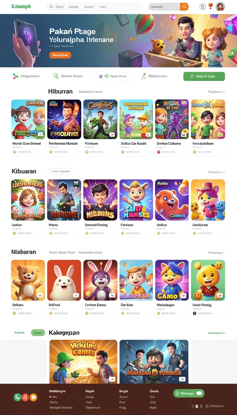 Galeri pratinjau visual 777yk build APK resmi terbaru